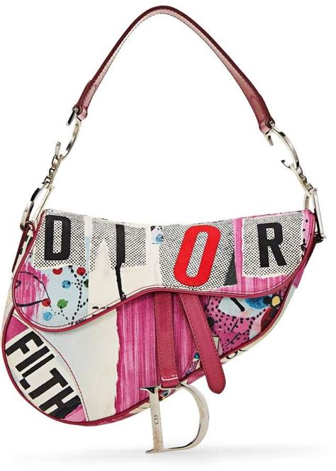 dior filth|Christian Dior Filth Saddle Bag .